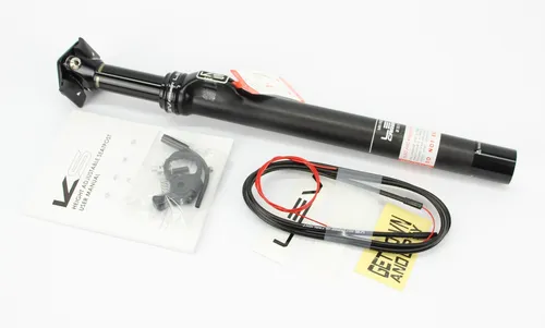 Kind Shock LEV Carbon 30,9 x 400 mm Vario Sattelstütze 65mm Travel Inkl. Remote