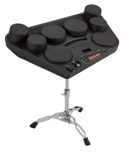 Yamaha DD-75 E-Drum Set - Percussion- & Sampling-Pads mit 105 internen Songs, 75 Drumkits und umfangreichen Klangfarben für kreatives Spielen, inkl. Snare Ständer und Netzteil.