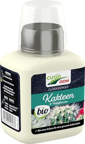 Cuxin DCM Flüssigdünger Kakteen & Fettpflanzen Bio NK-Dünger 3-4, 250 ml