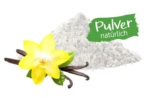 Vanille - natürliches Pulver Lebensmittelaroma : 10 Gramm