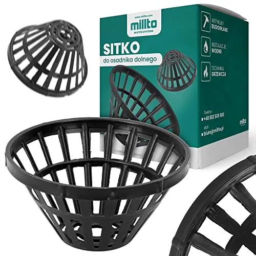 Millto™ Dachrinnen Fallrohr Sieb Schutz-Siebgewebe Abfluss Blätter Fänger Filter Unterirdisches Entwässerungssystem Fallrohrschutz Filter Schwarz