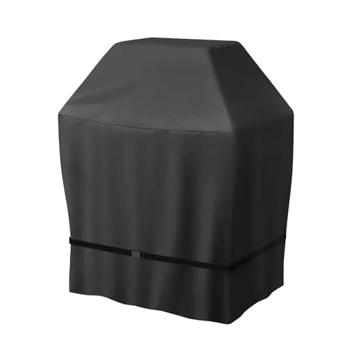 Grillabdeckung Wetterfest 82 x 67 x 110 cm für Weber Spirit E-210 Grill, wasserdichte Grillabdeckung mit verstellbaren Riemen für Char-Broil, Brinkmann, Jenn Air, Nexgrill Grills 2 Brenner, Schwarz