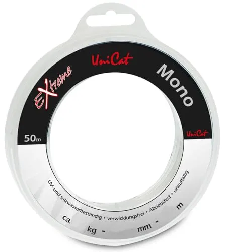 Uni Cat Extreme Mono 50m - Vorfachschnur, Durchmesser/Tragkraft:1.00mm / 39kg