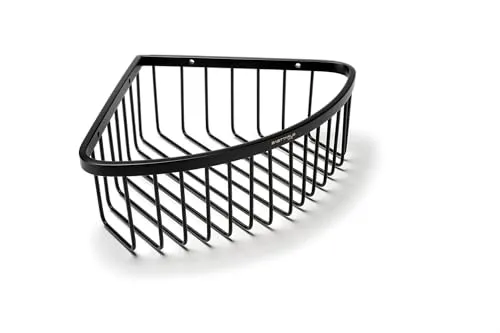 80S1 Shower Shelf – Duschkorb Ecke aus Edelstahl – 8cm Tiefer Duscheckregal Chrom – Rostfrei & Modern – Duschablage Für Bad & Dusche, Wandmontage