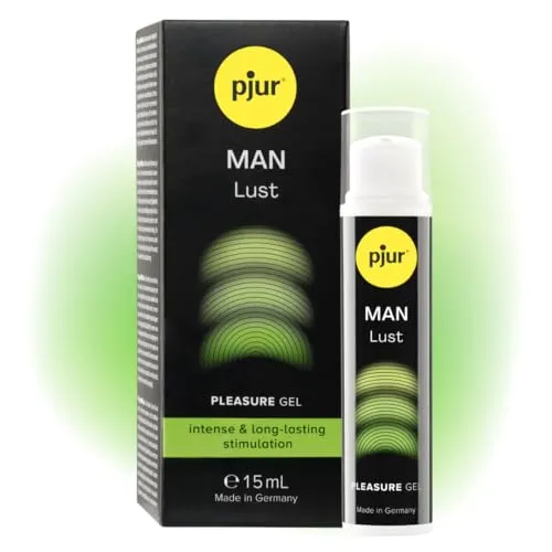 pjur MAN Lust – Gel für prickelnde, intensive Erregung und neue Impulse – Stimulationsgel, das mehr kann als reines Gleitgel (15ml)