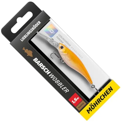 Lieblingsköder Barschwobbler 6cm 5,3g - Wobbler, Farbe Lieblingsköder:Möhrchen