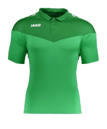 Jako Poloshirt JAKO Champ 2.0 Damen - Grün - Größe 40 - Hochwertiges Damen-Poloshirt aus 100% Polyester, ideal für sportliche Aktivitäten. Lockerer Schnitt und Polokragen sorgen für optimalen Tragekomfort.