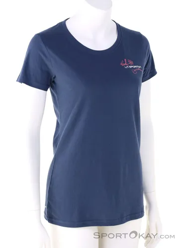 La Sportiva Clmb Flower Damen T-Shirt Blau S von La Sportiva
