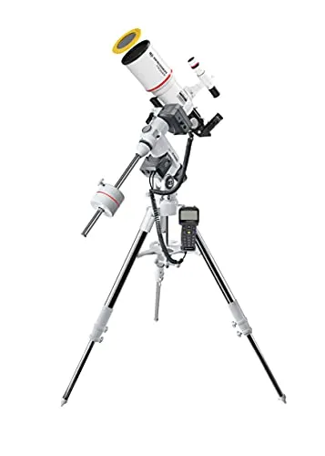 BRESSER Messier AR-102xs/460 EXOS-2/EQ5 Goto Teleskop - Teleskop mit hochwertigem Objektiv-Sonnenfilter für sichere Sonnenbeobachtung. Ideal für ambitionierte Einsteiger und Fortgeschrittene.