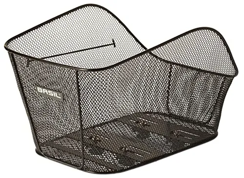 Basil Fahrradkorb Icon L, Black, 46 cm x 36 cm x 25 cm