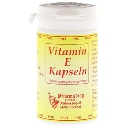 Vitamin E Kapseln - Hochwertiges Nahrungsergänzungsmittel - Arzneimittel zur Unterstützung der Gesundheit mit 12 mg natürlichem Vitamin E pro Kapsel, ideal für eine ausgewogene Ernährung und ein gesundes Leben.