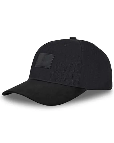 Johnny Urban Cap Herren & Damen Schwarz - Dean - Stylische Snapback Cap - Baseball Caps für Herren, hochwertige Verarbeitung und individuelle Passform durch größenverstellbaren Snapback-Verschluss für optimalen Tragekomfort.