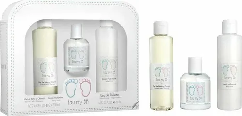 Eau My BB Eau De Toilette Spray 60ml Set - Parfüm-Geschenkset mit 3 Artikeln: Eau de Toilette, Duschgel und Körperlotion. Ideal für sanfte Pflege und einen frischen Duft, perfekt als Geschenk für besondere Anlässe.