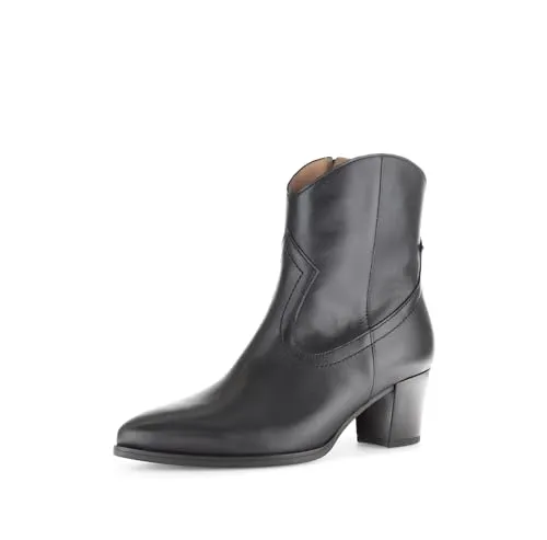 Gabor Damen Ankle Boots, Frauen Stiefeletten,Bootee,Booties,halbstiefel,Kurzstiefel,uebergangsschuhe,uebergangsstiefel,schwarz,41 EU / 7.5 UK