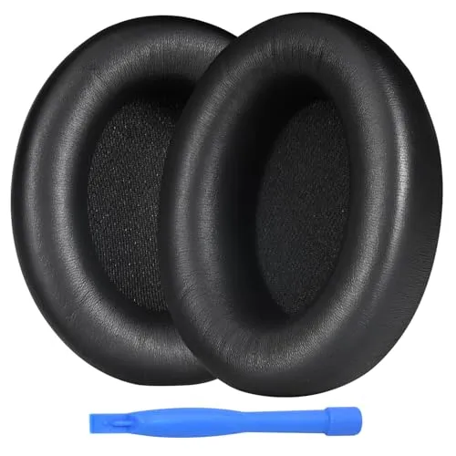 MMOBIEL Ersatz Ohrpolster für Beats Studio Pro Wireless Noise Cancelling Kopfhörer Memory- Schaumstoff und Protein PU Kopfhörer Ohrpolster - Ersatzpolster – Schwarz