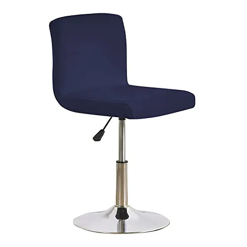 Meigeh Barhocker Bezüge Kneipe Thekenhocker Stuhlbezüge Barhocker Schonbezüge für Esszimmer Stretch Stühle Barhocker Überzüge Navy blau 4 Stück