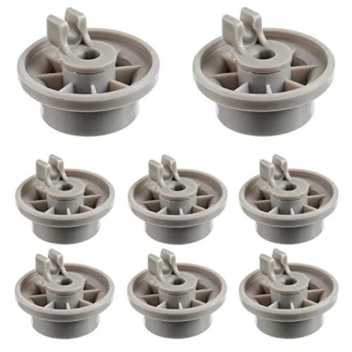 BOJACK 165314 Spülmaschinenräder Unterkorbrollen, Korbrollen Unterkorb, Passend für Bosch und Thermador Geschirrspüler 420198 PS3439123 63016302400 (8 Stück)