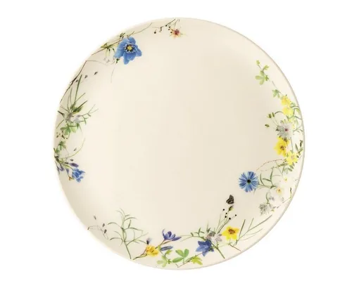 Rosenthal Frühstücksteller Brillance Fleurs des Alpes, 21 cm - Frühstücksteller aus spülmaschinengeeignetem Bone China, ideal für stilvolle Frühstücke und besondere Anlässe.