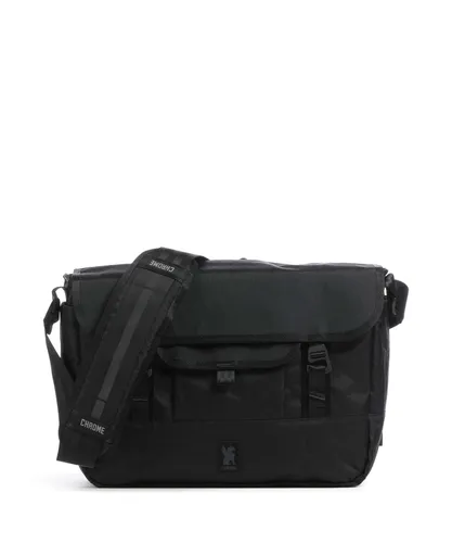 Chrome Industries Midtown Messenger Bag - Schwarz X, 20L - Messenger-Bag mit vielseitigem Design, ideal für Pendler; bietet Platz für 16-Zoll-Laptops und ist wetterfest für maximale Nutzung.