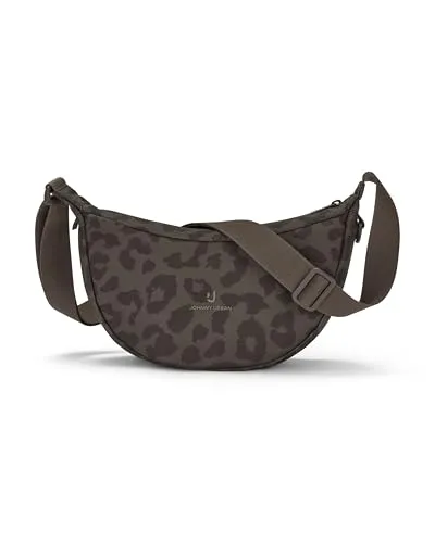 Johnny Urban Crossbody Bag Damen & Herren Braun - Ally Small - Moon Bag Design - Kleine Umhängetasche im Halbmond Stil - Halbrunde Tasche mit verstellbarem Gurt - Wasserabweisend