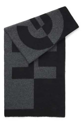 HUGO Martyn Schal 40x180 cm - Eleganter Schal aus 76% Wolle und 22% Polyamid, ideal für stilvolle Akzente und warmen Komfort in der kalten Jahreszeit.
