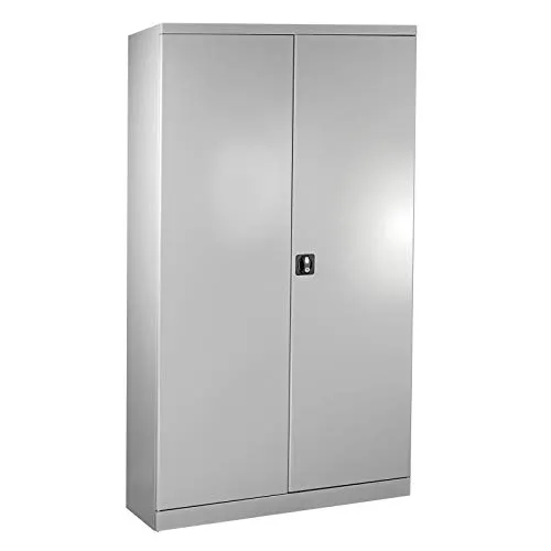 ADB Metall-Schrank XXL RAL 7035 - Robuster Werkstattschrank mit 4 Fachböden - Werkzeugschrank in Lichtgrau (RAL 7035) mit 4 stabilen Fachböden, ideal für die effiziente Lagerung von Werkzeugen und Utensilien in Werkstätten.