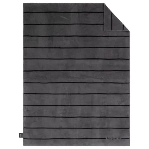 Ibena Bugatti Kuscheldecke 150x200 cm in grau von Bugatti