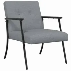 vidaXL Hellgrauer Sessel 59 x 75 x 78 cm – Stilvoller Komfort