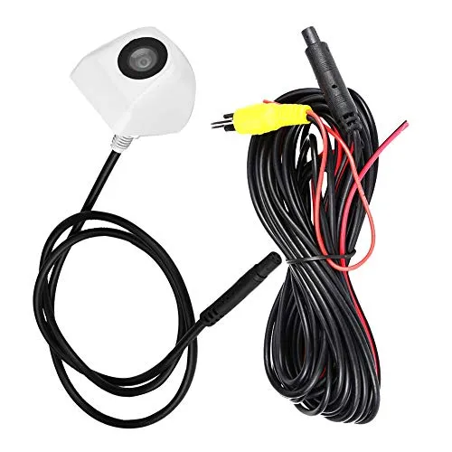 Caméra de recul de Voiture 170 degrés Grand Angle véhicule étanche Parking Vision Nocturne CCD caméra de recul Universel Pour Toutes Les Voitures 12 V DC et la Maison(Blanc) Camera de recul Voiture