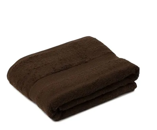 liebling Badetuch, 100% hochwertige Baumwolle, Serie Miami, 100 x 150 cm, waschbar & trocknergeeignet, Farbe: Mocca