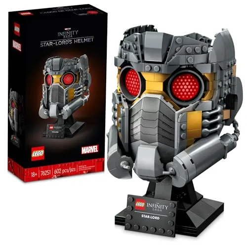 LEGO Marvel Star-Lord's Helm Set 76251, Sammlermodellbausatz für Erwachsene zum Bauen, Heimdekoration kreative Aktivität, Geschenkidee