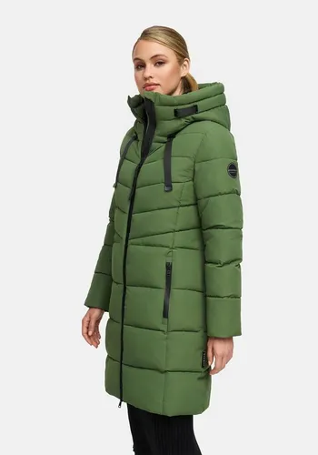 Marikoo Winterjacke Natsukoo XVI Stepp Mantel mit großer Kapuze