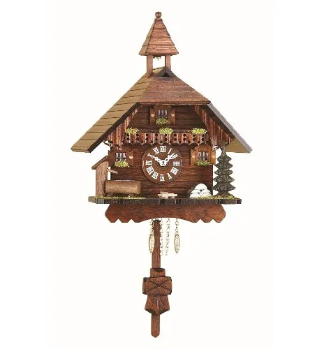 Trenkle Kuckulino Schwarzwalduhr Schwarzwaldhaus - Kuckucksuhren, authentische Schwarzwalduhr mit präzisem Quarzwerk und traditionellem Kuckuckruf, handgefertigt in Deutschland.