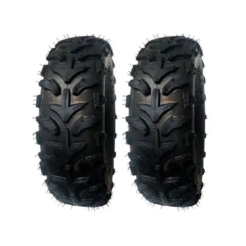 FunSport-Factory Kinderquadreifen 14x5.0-6, 2er Set mit hohem Grip - Die 14x5.00-6 Geländereifen bieten hervorragenden Grip auf verschiedenen Untergründen. Ideal für Kinderquads, robust und langlebig mit schlauchloser Konstruktion. Perfekt für unwegsames Gelände und hohe Belastungen.