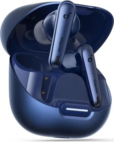 SOUNDCORE BY ANKER Liberty 4 NC - True Wireless In-ear Kopfhörer, Bluetooth in Navy Blue mit aktiver Geräuschunterdrückung für ungestörten Musikgenuss