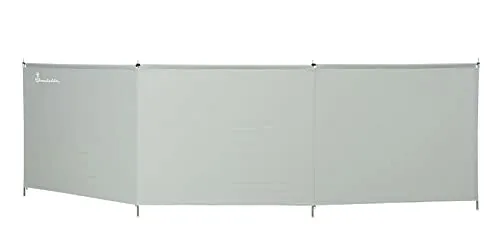 Isabella Sun Windschutz Sichtschutz 460x130cm 3tlg Camping Outdoor grau