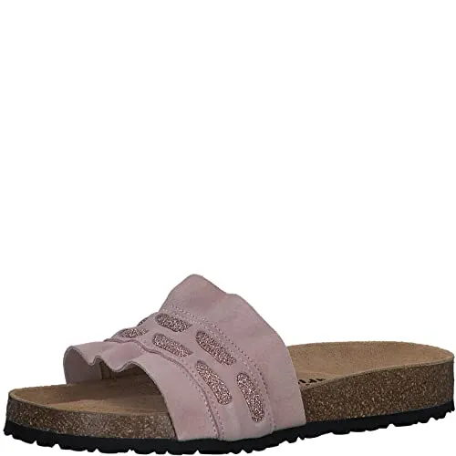 Tamaris Damen Pantoletten, Frauen Slipper,Sandalen,Freizeitschuhe,Schlupfschuhe,schluepfschuhe,Slipper,Slides,Slip-ons,Mules,Soft Rose,40 EU