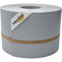 zaunzu Sichtschutzstreifen Rille PP für Doppelstabmatte, 50m Rolle - Moderne Zaunelemente mit gerillter Optik für effektiven Sicht- und Windschutz. Einfache Montage ohne Clips, individuell zuschneidbar für eine perfekte Passform.