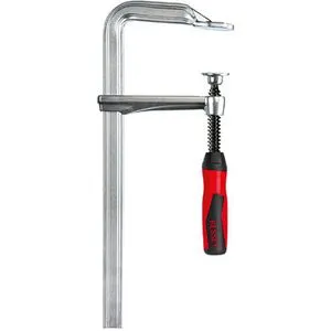 Bessey Schraubzwinge GZ60-12-2K, 600mm Spannweite - Schraubzwingen aus Ganzstahl mit 6000N Spannkraft für kraftvolle Befestigung. Ergonomischer 2-Komponenten-Griff sorgt für ermüdungsfreies Arbeiten.