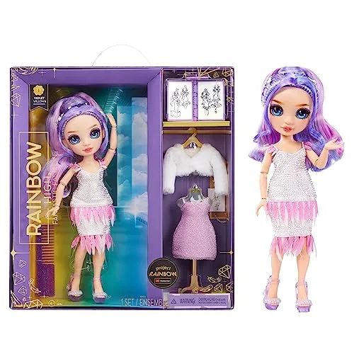 Rainbow High Fantastic Fashion Puppe - Violet Willow