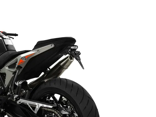 ZIEGER Kennzeichenhalter Pro für KTM 790 Duke & 890 Duke - Hochwertiger Kennzeichenhalter, witterungsbeständig und einfach einstellbar. Ideal für KTM 790 Duke und 890 Duke, keine TÜV-Eintragung nötig.
