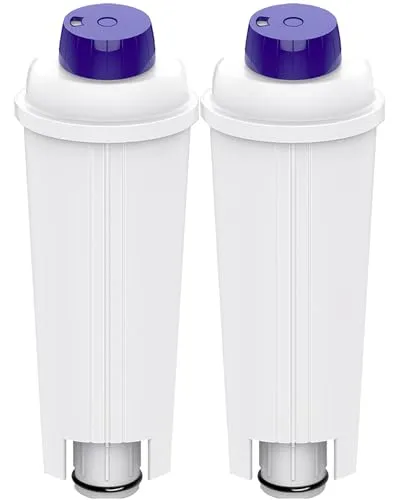 2Stücks Kaffeemaschine Wasserfilter für DeLonghi Magnifica s DLSC002 Siebträgermaschine Delonghi Wasserfilter für De'Longhi ECAM, ETAM, EC, BC Serie