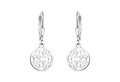 SOFIA MILANI - Damen Ohrringe aus 925 Silber mit Kreis Ornamenten - Ohrringe für Damen, elegante und zeitlose Silber Ohrhänger, hypoallergen und in edler Geschenkbox – ideal für besondere Anlässe.