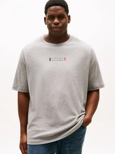 Tommy Hilfiger Big & Tall T-Shirt BT-BRAND LOVE SMALL CENTER Große Größen, Rundhals, kleiner Logoprint