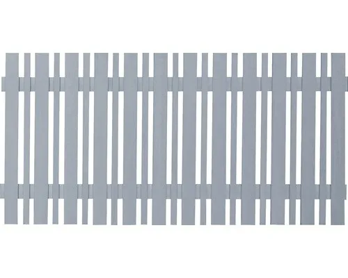 Vorgartenzaun Konsta ECO 180 x 80 cm grau matt