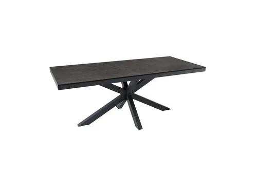 Gartentisch GALAXIE 180cm anthrazit von Riess-Ambiente - Wetterfester Esstisch aus Keramik und Aluminium, ideal für 6-8 Personen, modernes Design für stilvolle Outdoor-Momente.