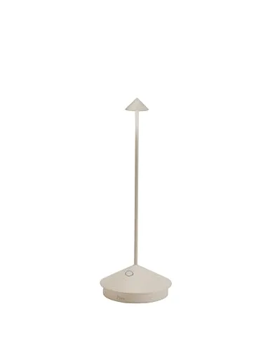 Zafferano Pina Pro Sand LED-Tischleuchte in beige von Zafferano