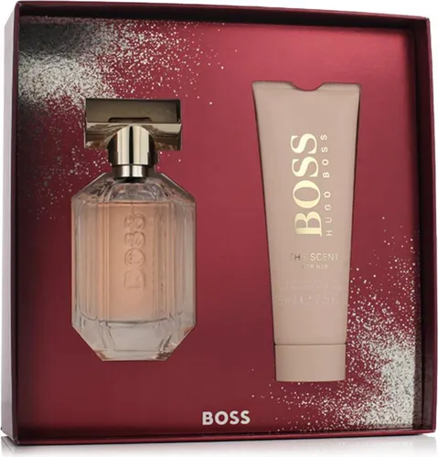 Boss The Scent Geschenkset 50ml Eau de Parfum & 75ml Bodylotion - Damen Geschenkset mit 50ml Eau de Parfum und 75ml Bodylotion, ideal für besondere Anlässe und ein perfektes Geschenk für sie.