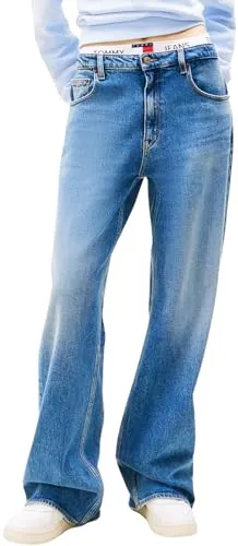Tommy Jeans Relax-fit-Jeans MIA MR RLXD STR - Jeans in blauer Waschung, relaxed fit mit elastischem Denim für optimalen Tragekomfort und lässigen Style.