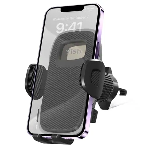 YISH Handyhalterung Auto Lüftung 360° Autohalterung Handy Halterung Auto Smartphone Handyhalter Auto für iPhone Samsung Google Sony Handys usw
